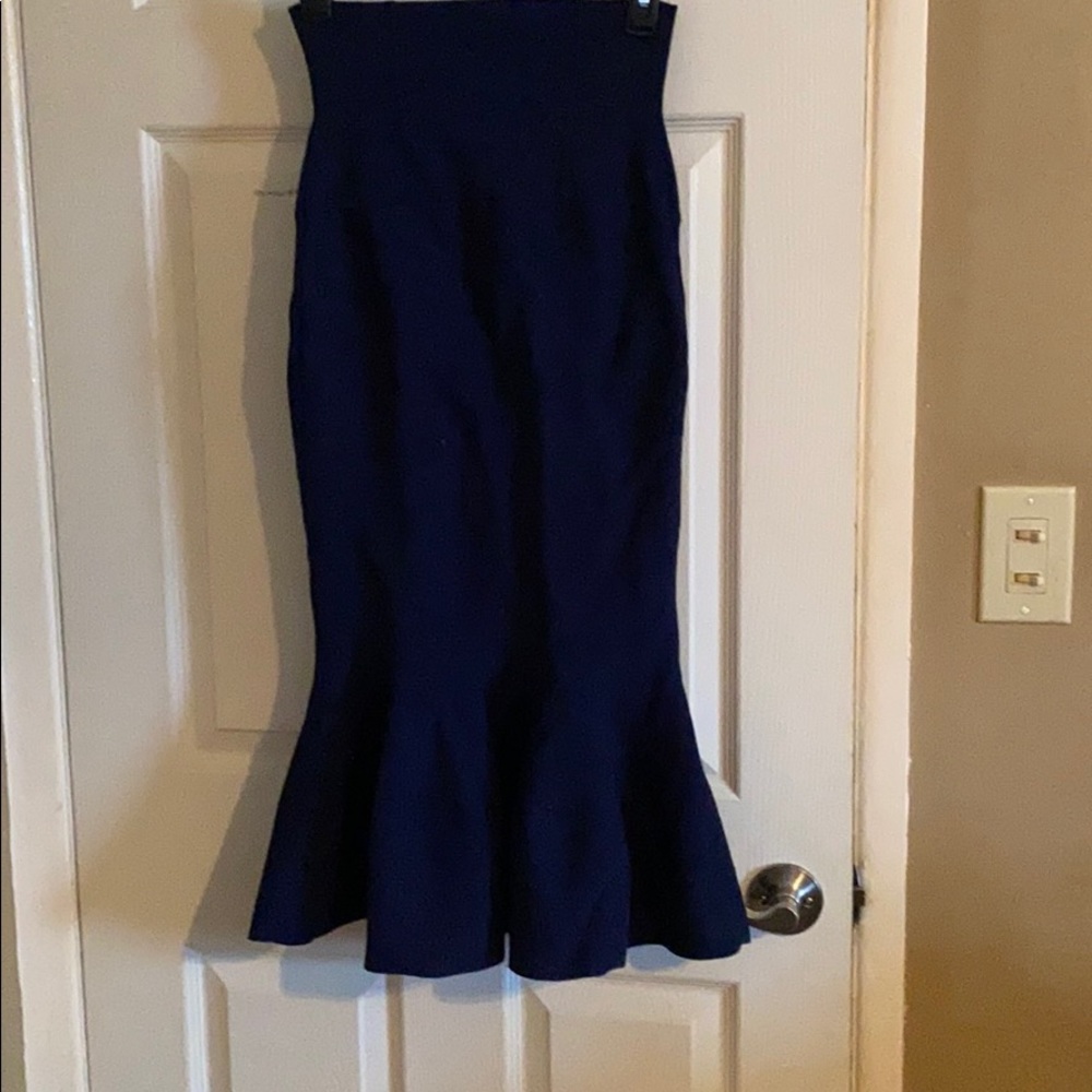 Blue skirt
